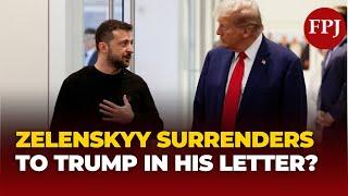 Donald Trump Reads Zelenskyy's Surrender Letter to the U.S. for Ceasefire with Putin