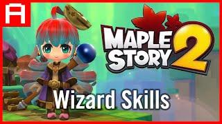 Ayumilove MapleStory2 Wizard Skills (2016)