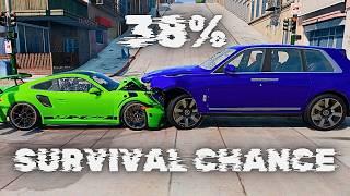 Realistic Survival Chance Crashes #4 | BeamNG.drive