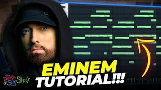 Making A Modern Eminem Type Beat For 'The Death of Slim Shady' Album