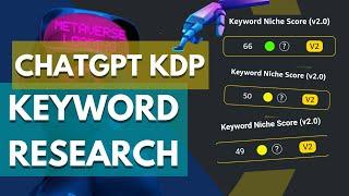 How to Use CHATGPT for KDP Keyword Research