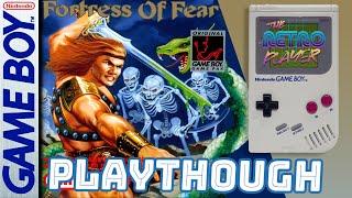 Fortress of Fear - Wizards & Warriors X, Gameboy No Commentary Playthrough