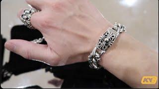 Chrome Hearts Keeper Cross with Fancy Link Bracelet Review - Is it worth the money? 美国银饰天花板-克罗心古巴手链