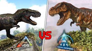 Ark Survival Evolved VS Ark Survival Ascended - Dino Comparison