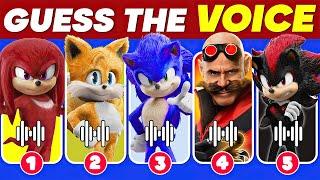 Guess The Sonic the Hedgehog 3 Characters by Voice  Sonic the Hedgehog 3 Movie Quiz | Great Quiz