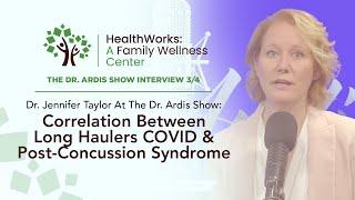 Dr. Taylor At The Dr. Ardis Show: Correlation Between Long Haulers COVID & Post-Concussion Syndrome