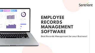 Best Online Employee Records Management Software | Sentrient HR