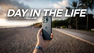 Realistic Day In The Life iPhone 15 Pro Max | 1 Year Later (Battery and Camera Test)