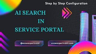 AI Search in Service Portal Configuration | Step by Step AI Search Setup