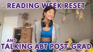 READING WEEK RESET AND TALKING ABOUT MY POST-GRAD PLANS | applying for grants, LinkedIn, Resumes