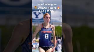  Utah State Record | Jane Hedengren | 3200m 9:48 