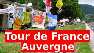 Saint Jacques des Blats in der Auvergne mit Tour de France