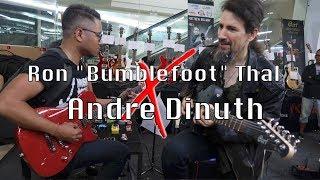 Ron "Bumblefoot" Thal X Andre Dinuth Jamming at HIEND GUITAR EXPERIENCE 2017 (FULL)