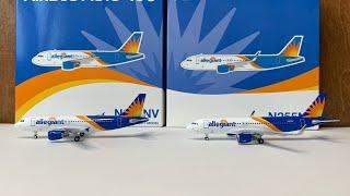 Panda Models Allegiant Air A319-100 & A320-200 New Livery 1/400 Model Review