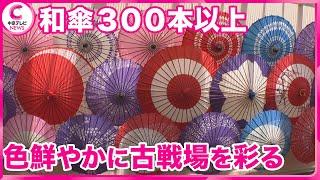 【和傘３００本以上が古戦場を彩る】 岐阜・関ケ原町「関ケ原ウォーランド」