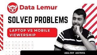 DataLemur Laptop vs Mobile Viewership Solution | DataLemur SQL Interview Questions | Analyst Adithya