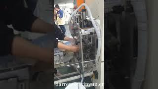 Automatic small toilet roll paper cutter and packer