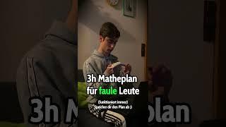 Bester 3h Mathe Lernplan #mathe #lernen #schule