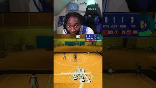 NOLIMITCJ GOES INSANE AFTER GETTING DUNKED ON BY AN AI  #shorts #2kshorts #nba2k24 #nolimitcj #fyp