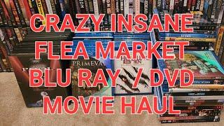 CRAZY INSANE FLEA MARKET BLU RAY MOVIE HAUL!!