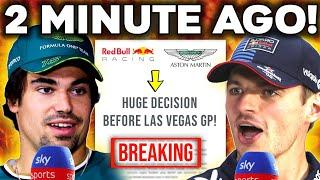 HUGE NEWS for Verstappen JUST CONFIRMED! Sky F1 Furious, Lance Stroll to Become Champion | F1 News