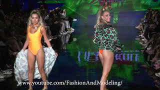 pretty girls model Miami swim week bikini swimwear runway fashion show