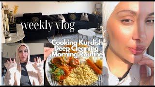 weekly vlog  cooking  | cleaning | morning routine  | skincare  |