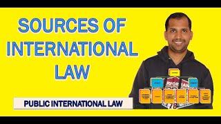 Sources of International Law | Public International Law