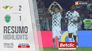 Resumo: Moreirense 2-1 Sporting (Liga 24/25 #13)