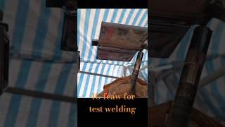 4G for test fcaw welding #fcaw#4G#youtubeshorts #shorts