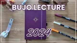 BULLET JOURNAL | Mon nouveau carnet de lecture pour 2024 🪻