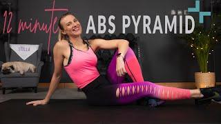 CORE STRENGTH PYRAMID | 12 Minute Abs Workout at Home