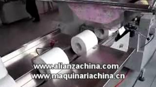 Maquina automatica para envasar rollo papel higienico 3