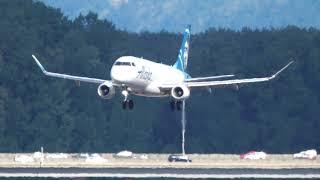 Alaska E175 Landing - 4k footage