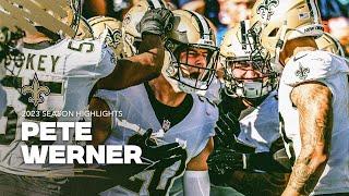 Pete Werner 2023 NFL Season Highlights | New Orleans Saints