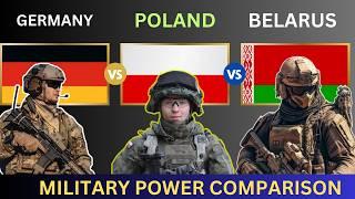 Germany vs Poland vs Belarus Military Power 2025