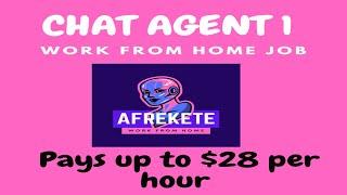 Earn up to $28 per hr Chat Agent 1 / Work at Home Today!!!