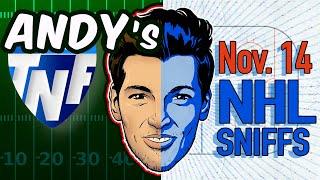 Andy's Best NFL + NHL Sniffs, Picks & Pirate Parlays 11/14/24 | TNF Commanders-Eagles