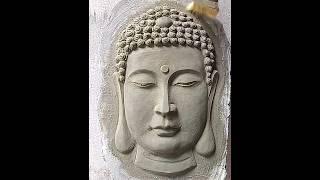 Make a beautiful Buddha face relief #conghungart #conghungartartist