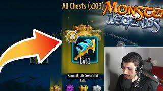 CRAZY CHEST OPENING | OPENING A BUNCH OF ANCESTRAL RELIC CHESTS - WHAT DID I GET?? | MONSTER LEGENDS