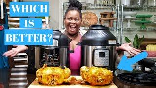 Ninja Foodi Deluxe VS Instant Pot Duo Crisp | Battle Roast Chicken | PLUS CLEANING