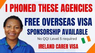 URGENT IRELAND VISA SPONSORSHIP FOR FOREIGN HEALTHCARE ASSISTANT/ NURSES