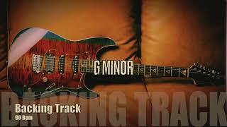 Raspy | Guitar Backing Track | G minor | 90 Bpm | Instrumental