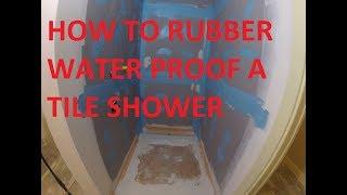 How to Waterproof a Kerdi Shower Part 3