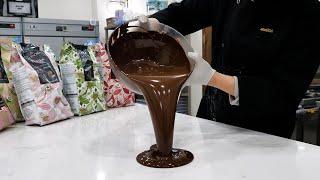 초콜릿 공장! 초콜릿 달인의 놀라운 2가지 수제초콜릿 만들기 various chocolate making in chocolate factory - korean street food