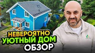 Просторный двухэтажный каркасный дом для дачи. Стоимость и обзор дома 192 м2