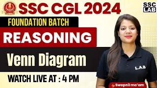 SSC CGL 2024 | Venn Diagram Reasoning | Venn Diagram Tricks | SSC CGL Reasoning | By Swapnil Mam