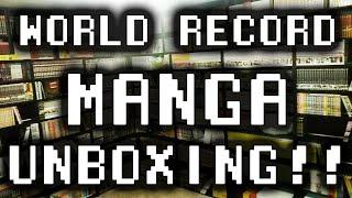 WORLD RECORD MANGA UNBOXING ~ Andrew Tsundoku Sets up the New Library