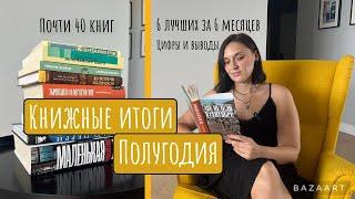 ПРОЧИТАНО ЗА ПОЛГОДА: статистика, лучшие книги, мои читательские выводы