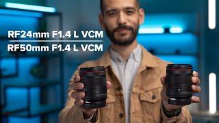 Introducing the Canon RF24mm F1.4 L VCM & RF50mm F1.4 L VCM Lenses